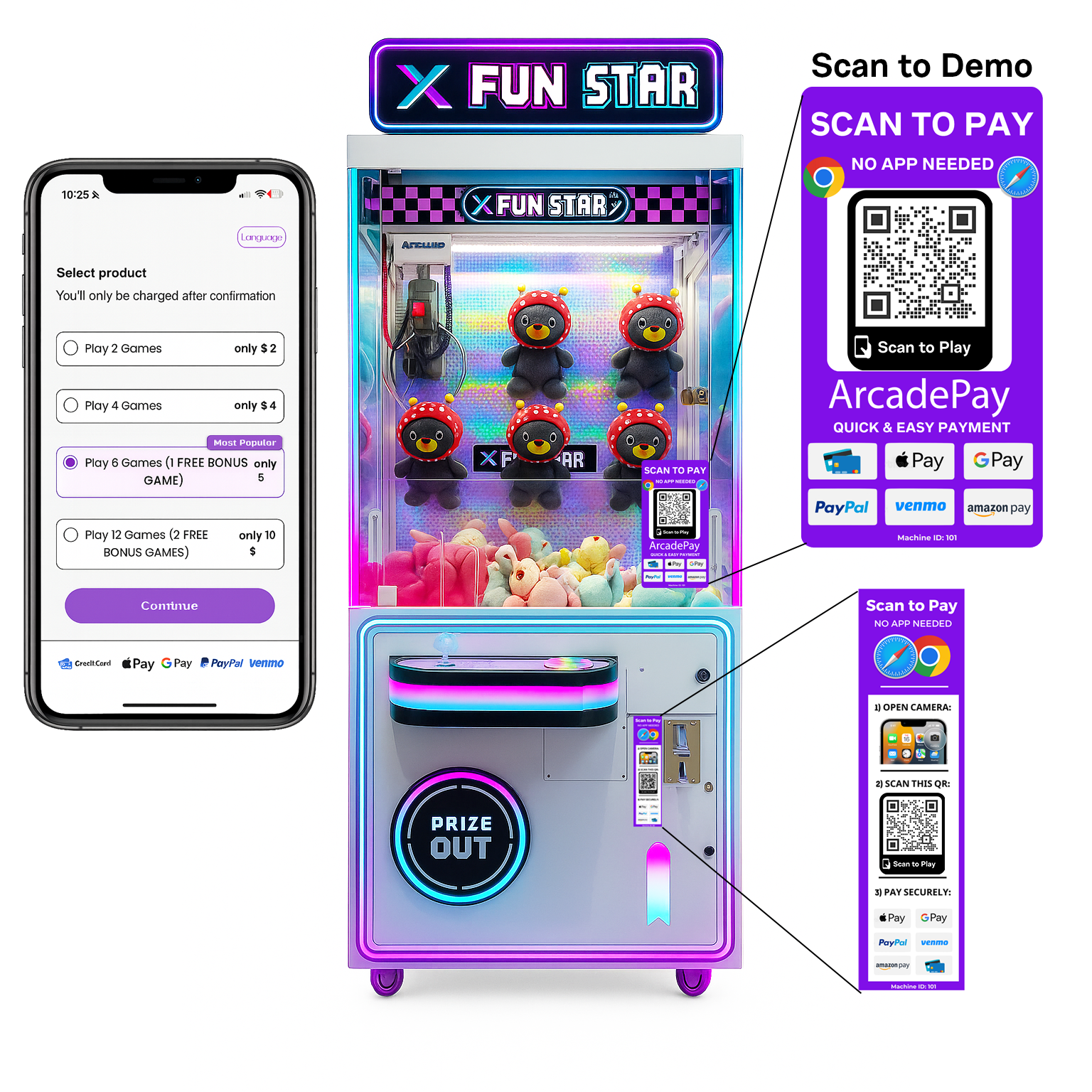ArcadePay Cashless Payment System